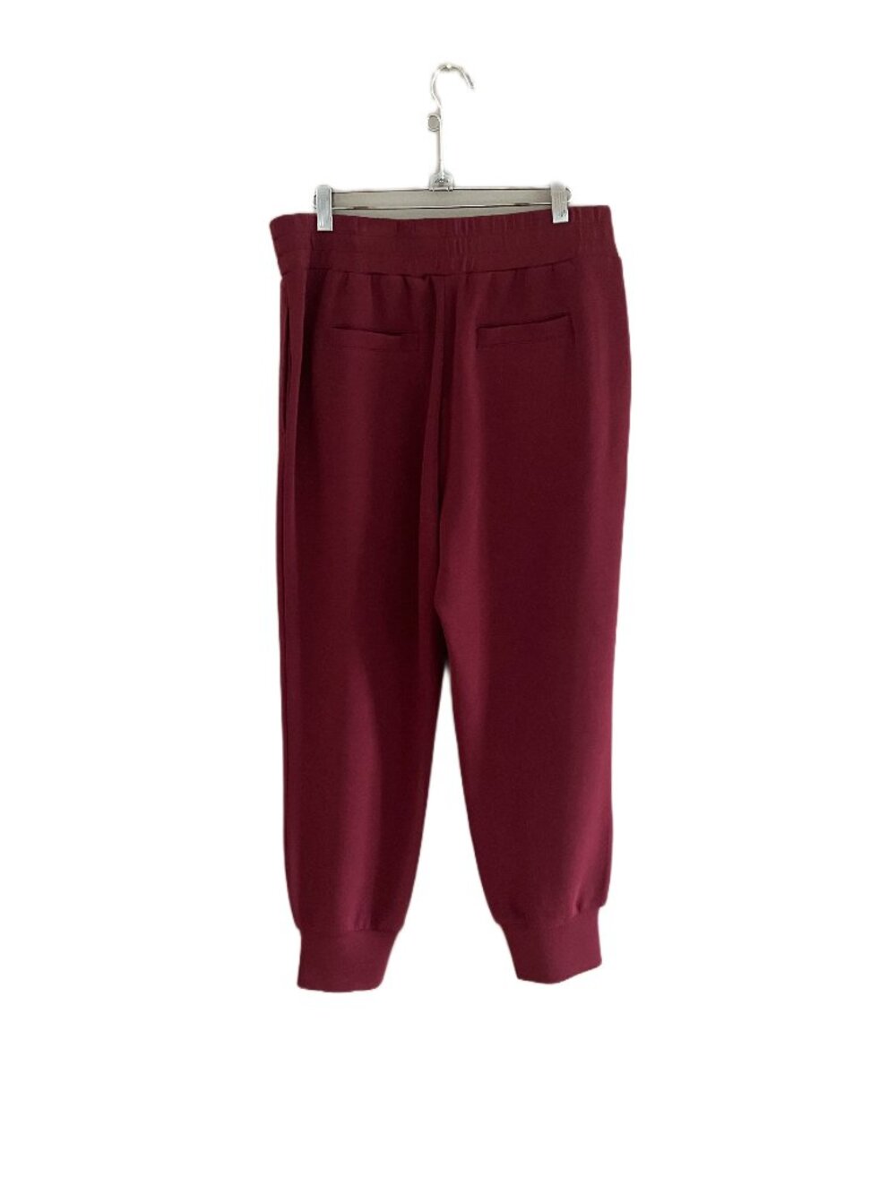 Varley Slim Cuff Pants 27.5 DoubleSoft Maroon Size L NEW - Picture 9 of 12